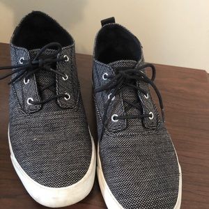 Keds black and white high tops 8.5 with ortholite